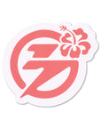 Hibiscus Bolt Sticker