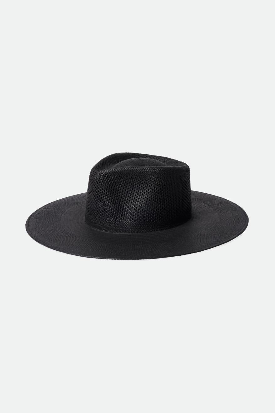 Jo Panama Straw Rancher Hat - Corondao Black