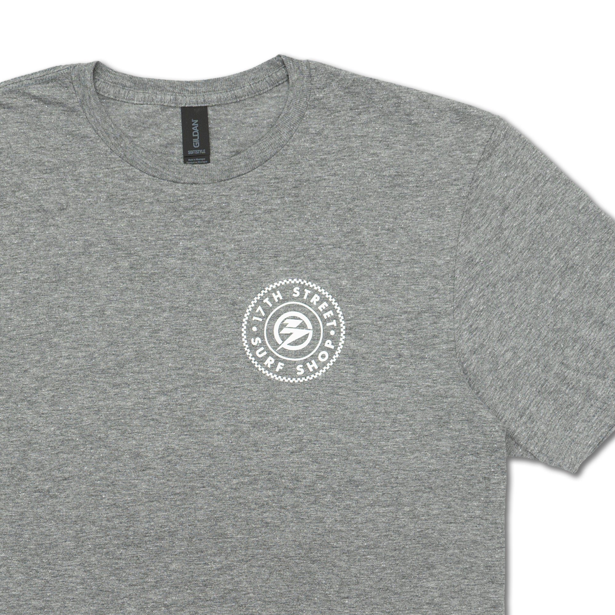 Checked Out Tee - Gray