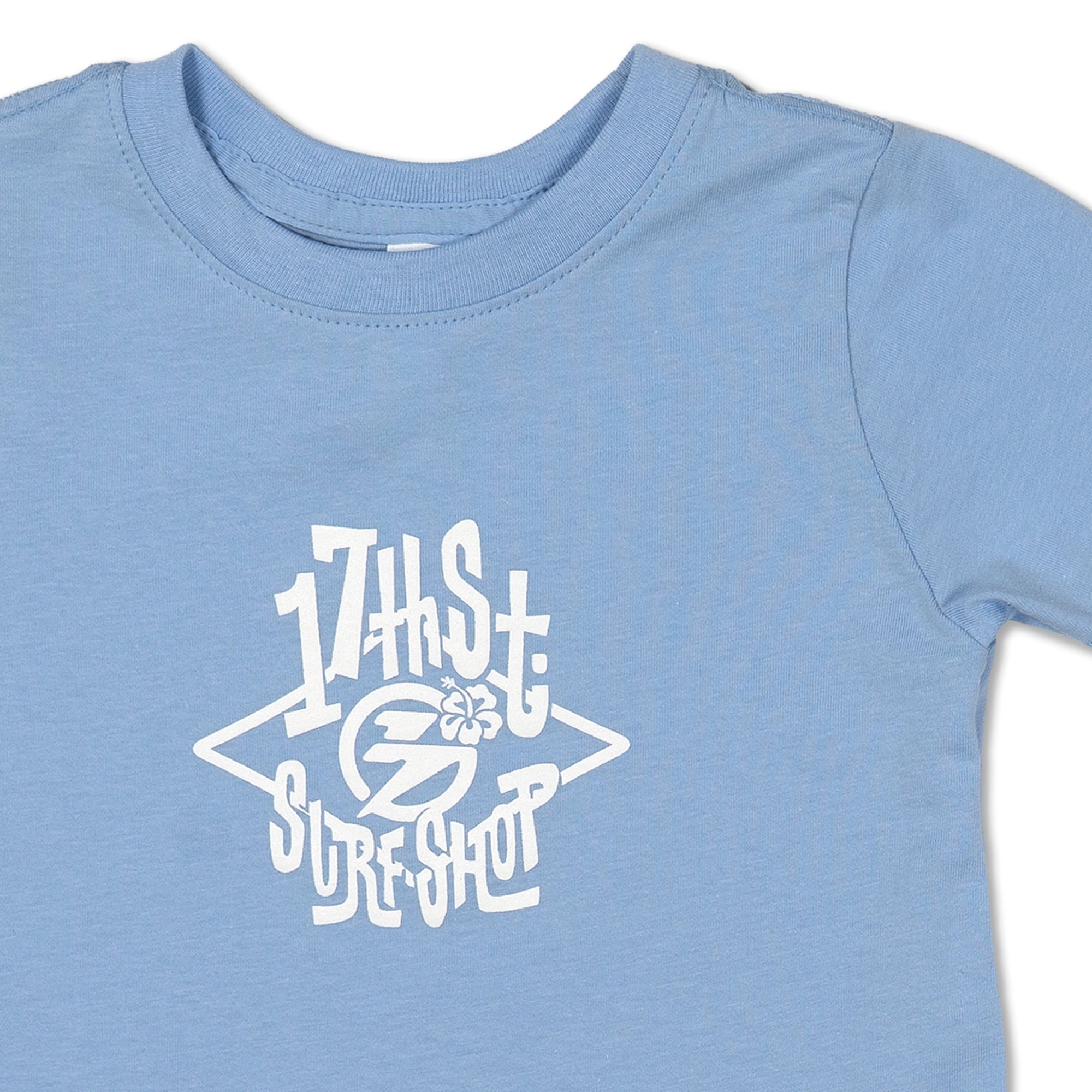 Funky Hibiscus Little Kids SS Tee