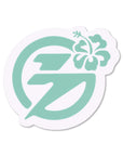 Hibiscus Bolt Sticker