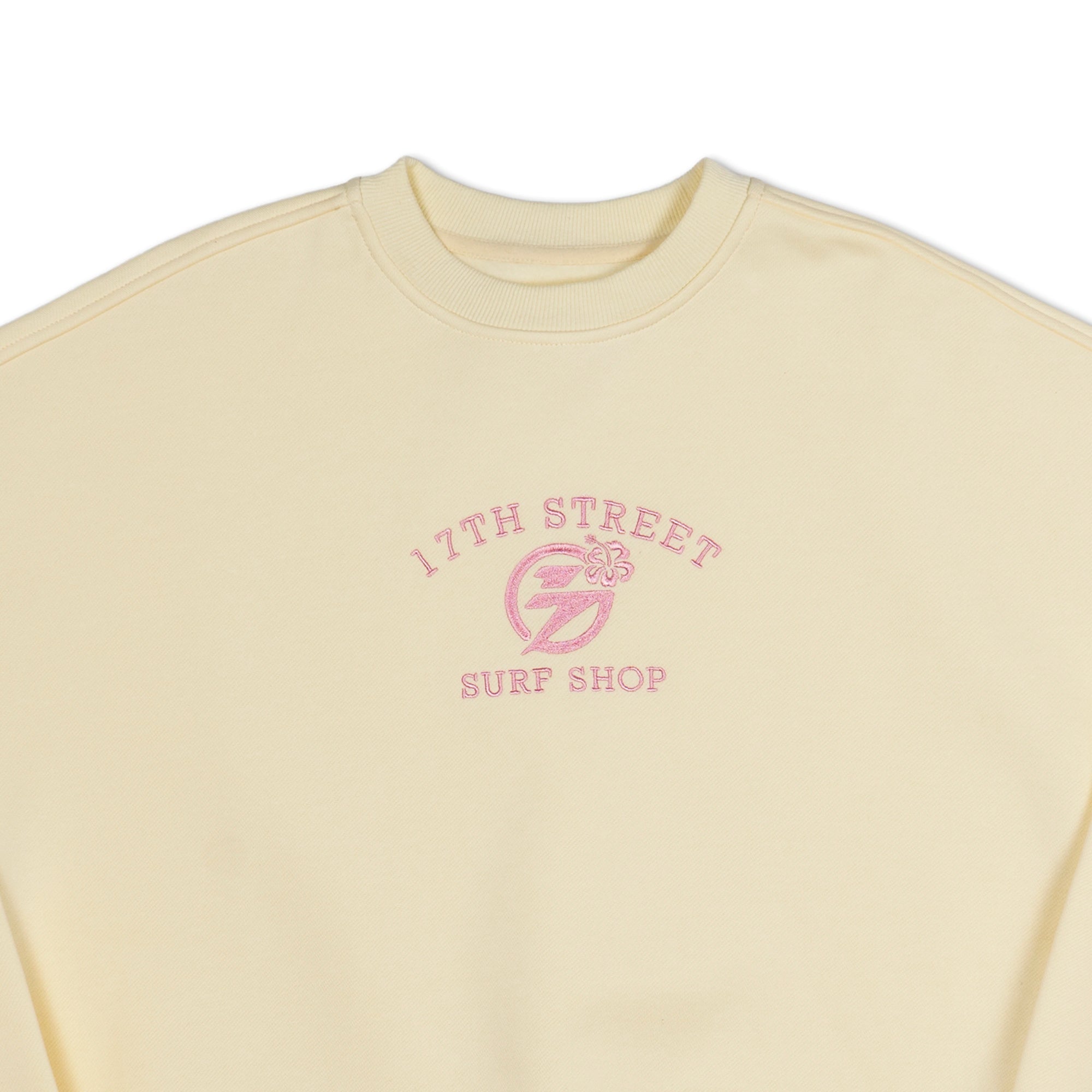 Sunkissed Coconut x 17th Street Hibiscus Crew Fleece