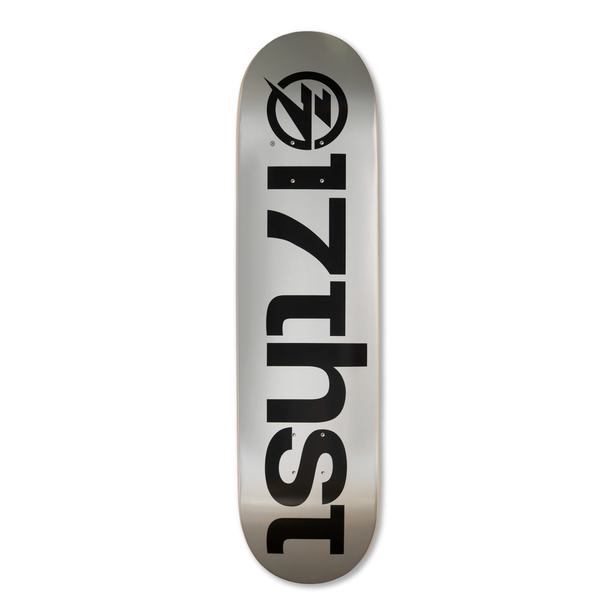 Silver + Black Logo Deck