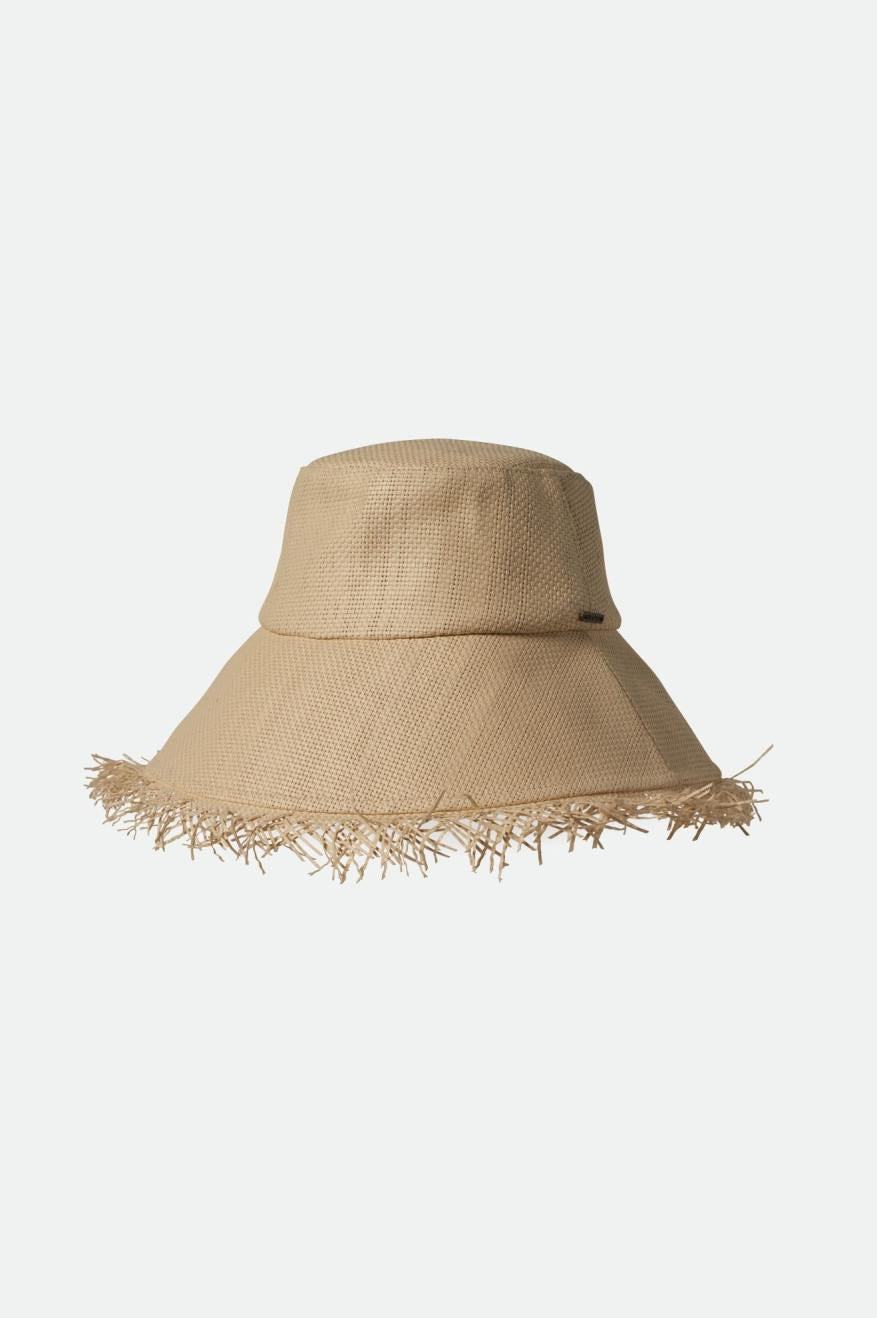 Alice Packable Bucket Hat - Natural/Natural