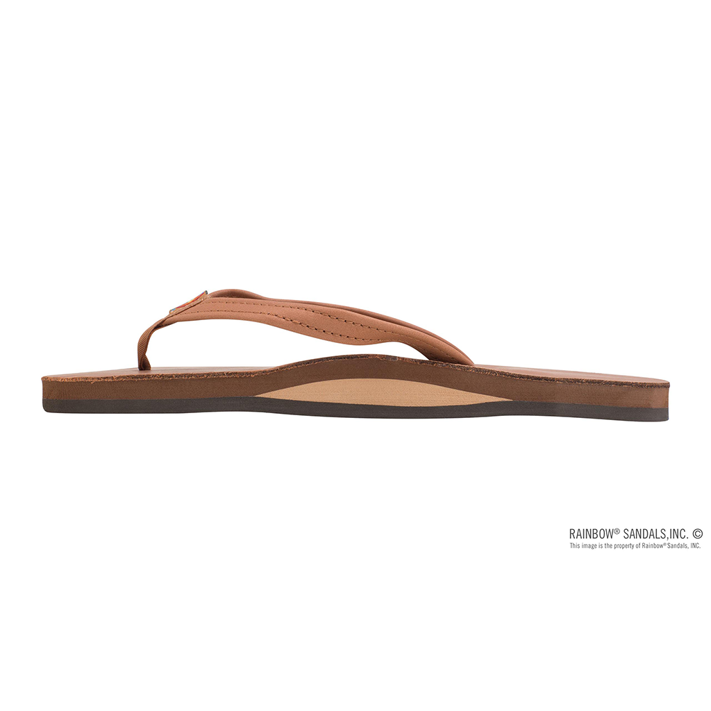 Single Layer Narrow Sandal- Sierra Brown