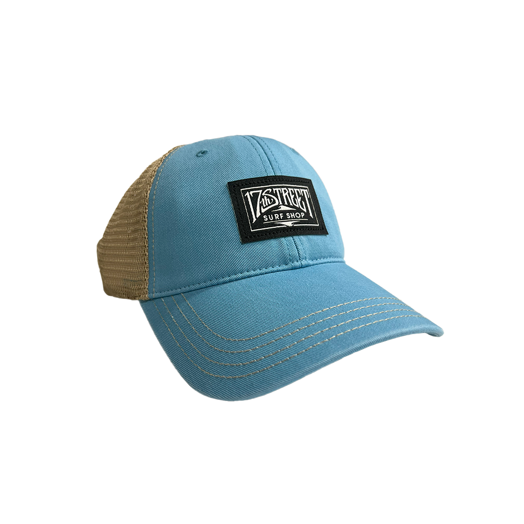 Atlantis Trucker Hat- Light Blue