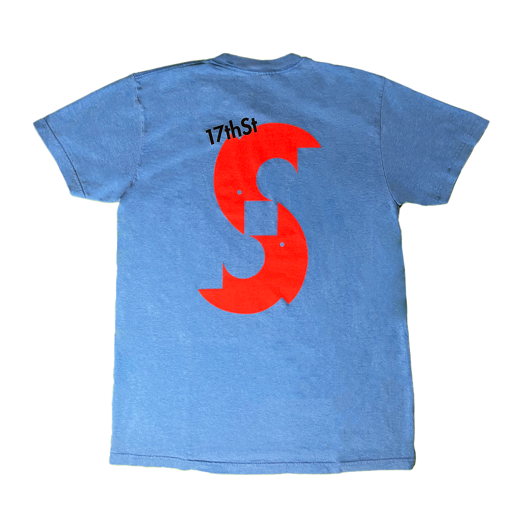 1970 Puff "S" Tee- Blue