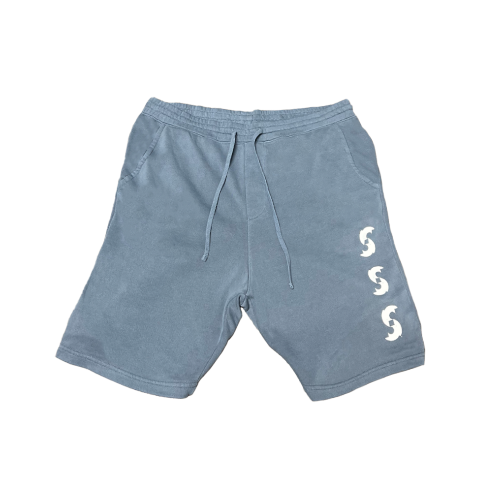 Tres "S" Fleece Shorts- Slate